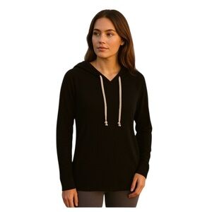 SQN SPORT HOODIE SWEATSHIRT SOFT COZY LOUNGE WORKOUT YOGA ATHLEISURE GYM S